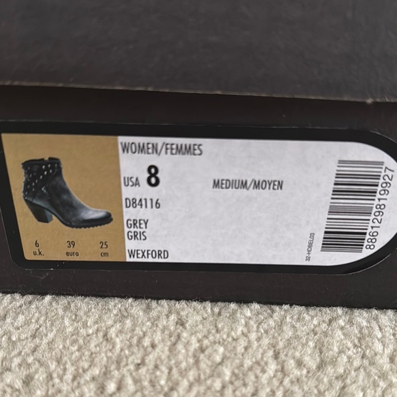 Harley-Davidson Gray Wexford Studded Boots - Picture 4 of 9